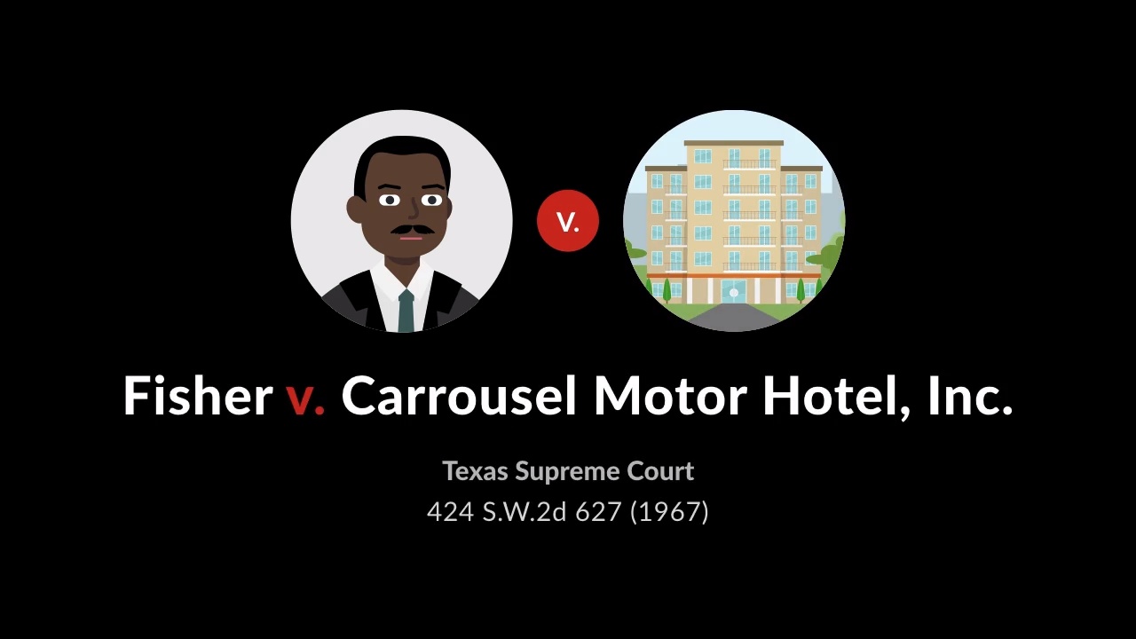 Fisher v carrousel motor hotel