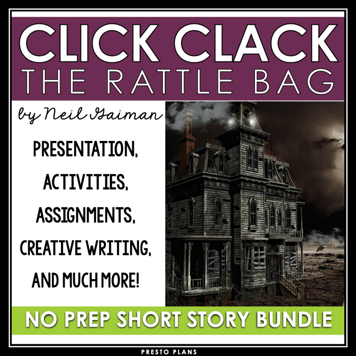 Clack click rattlebag rattle bag gaiman neil