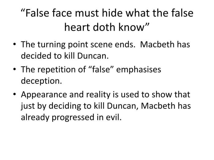 False face macbeth character in quotes